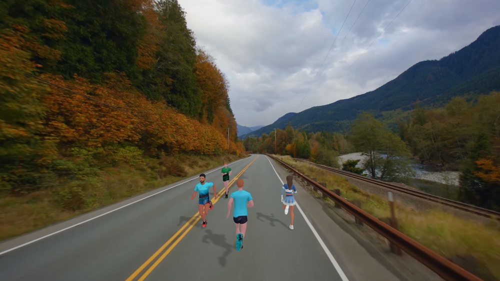 Running in the Dark: A New Treadmill AR Experience