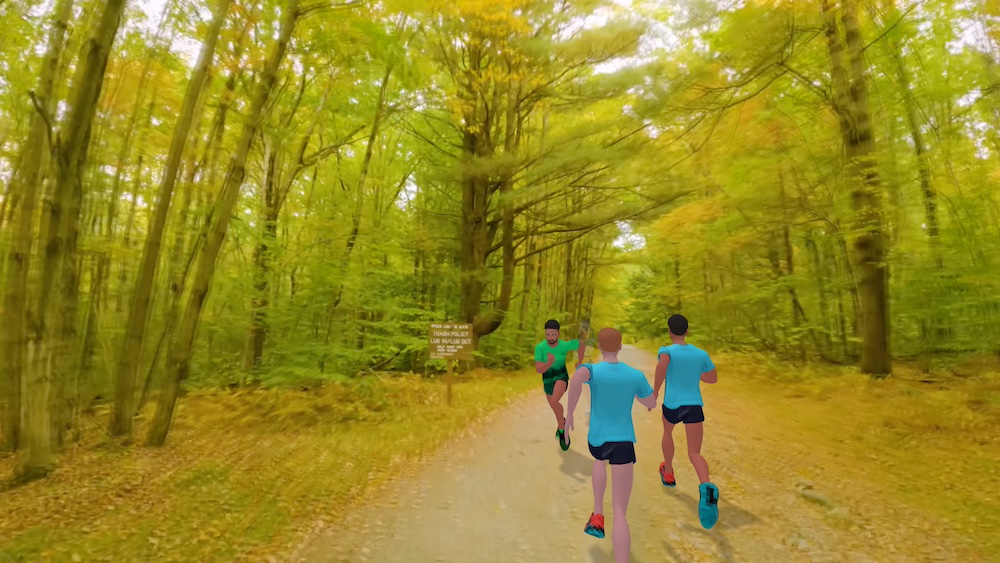 Running in the Rain: A New Treadmill Experience